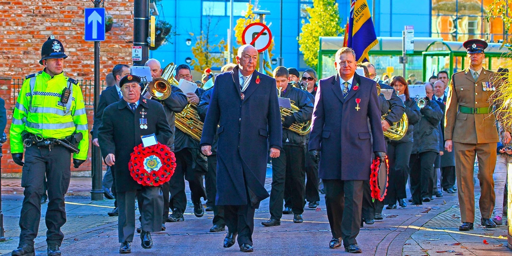 Staveley Town Council Parade led by the Duke of Devonshire - 10th Nov 2013 Staveley Town Council Parade 10/11/13 P4